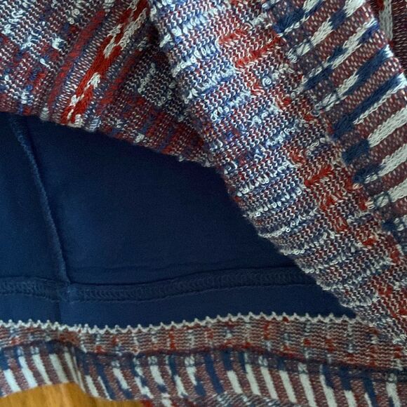 Anthropologie Maeve Carolina Bohochic Grandpacore Knit Pencil Asymmetrical Skirt - Picture 4 of 12